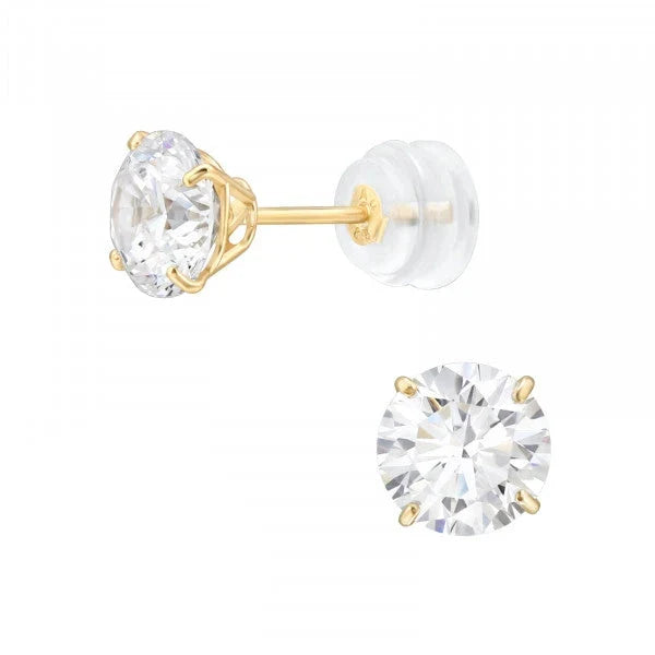 14k  Gold Ear Studs - 6mm