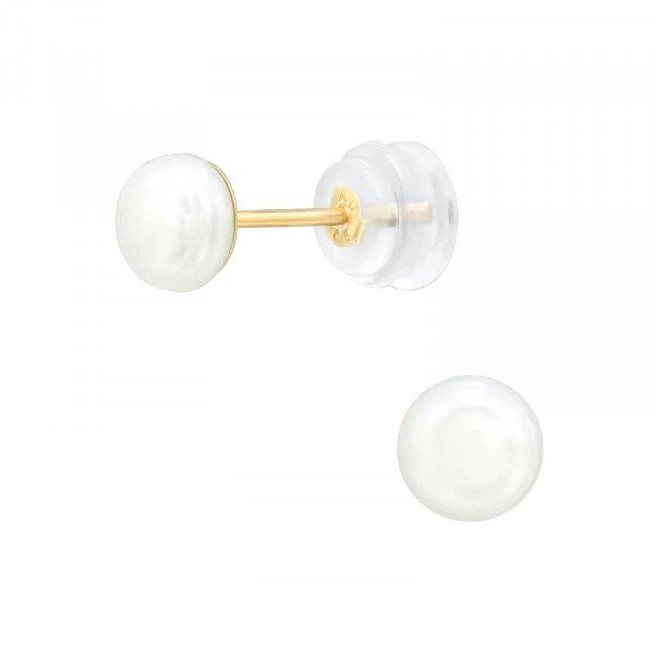 14k  Gold Fresh Water Pearl Earrings