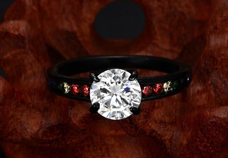 LGBT Pride wedding Ring for Women