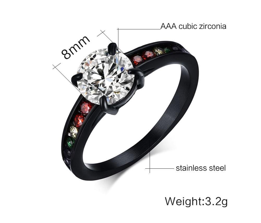 LGBT Pride wedding Ring for Women