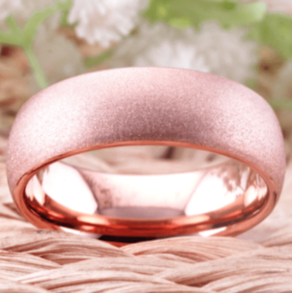 Pink Tungsten  Ring