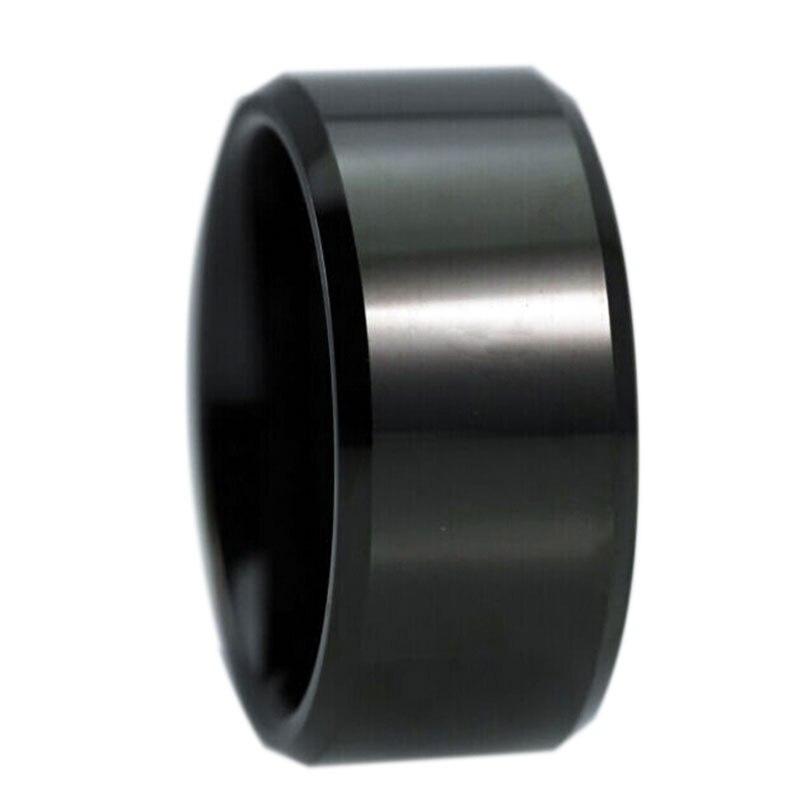 Tungsten Mens Black Ring