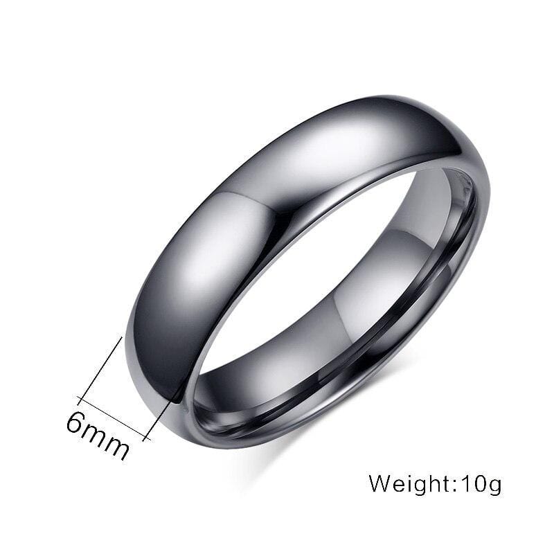 Tungsten Ring for  Men  and Women 6mm